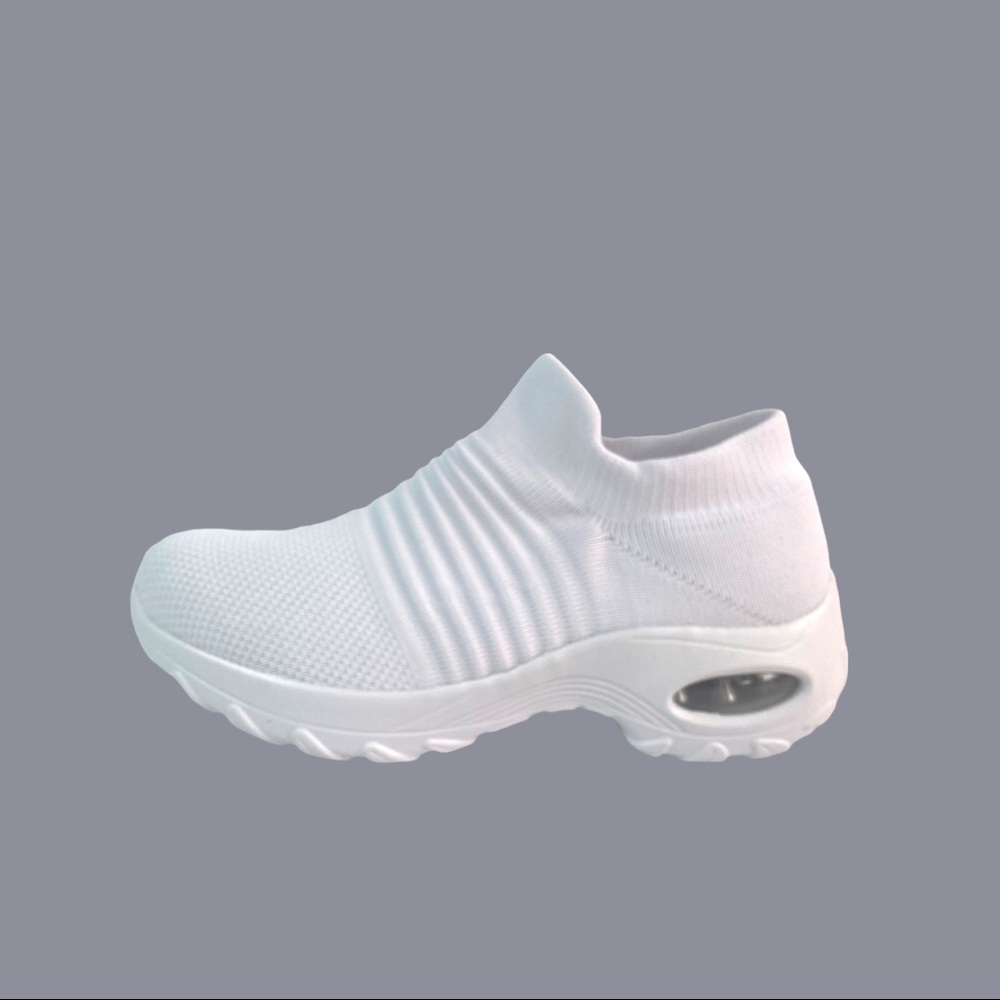 Hypersoft White Slip On Sneakers
